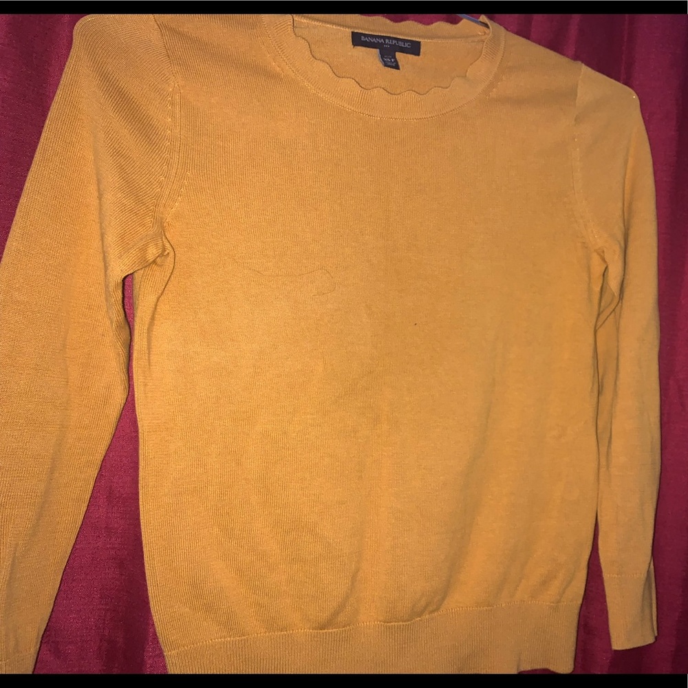 mustard Banana Republic Sweater